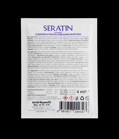4 mL Sachet Back (4ml Sachet Back New)